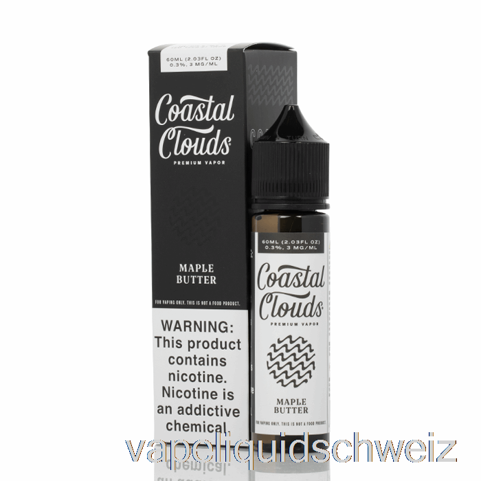 Ahornbutter – Coastal Clouds Co. - 60 Ml 3 Mg Vape Schweiz